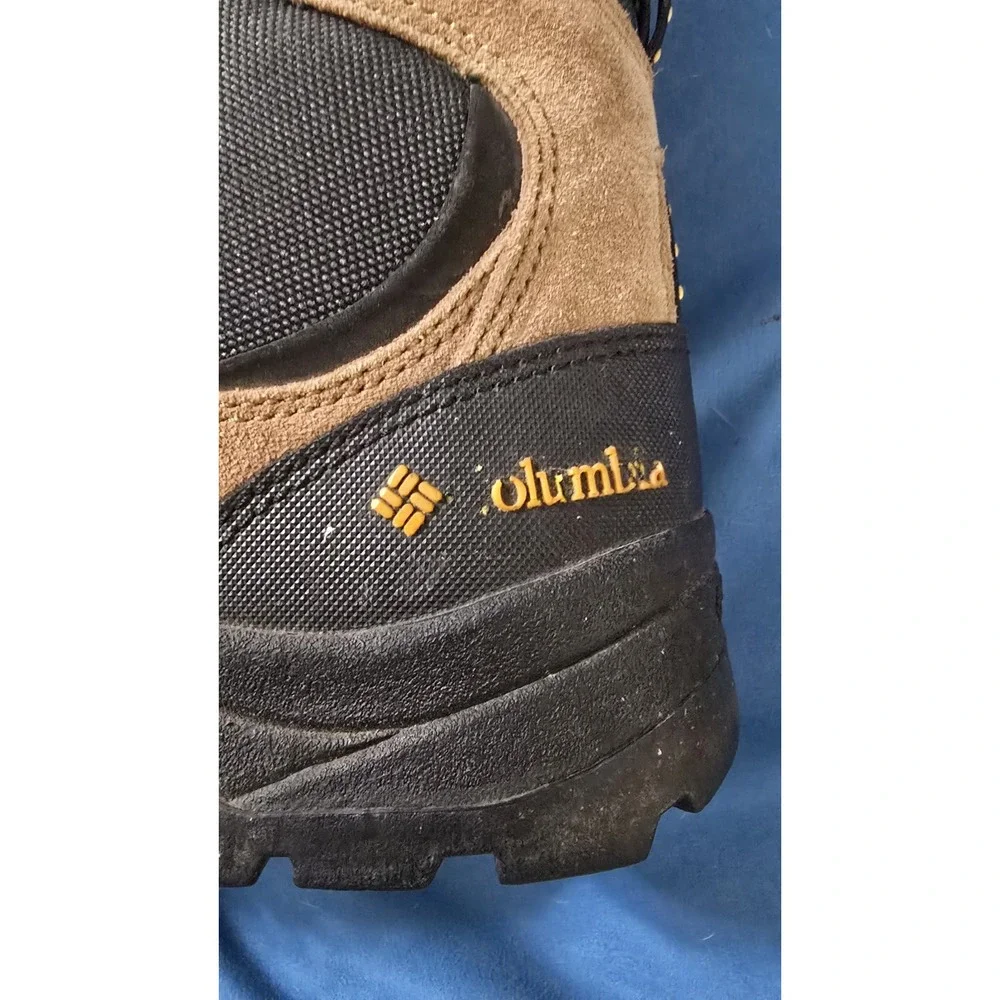 Columbia Copper River Hiking Boots‎ Sz 9 Brn Leather OmniTech Waterproof